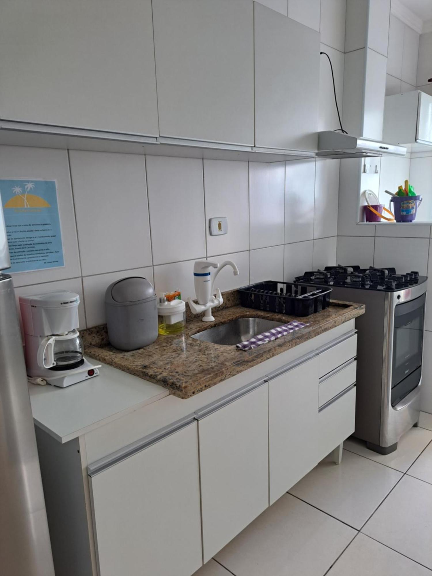 Apto Aconchegante Beira Mar Com Ar No Quarto Solemar Esterno foto