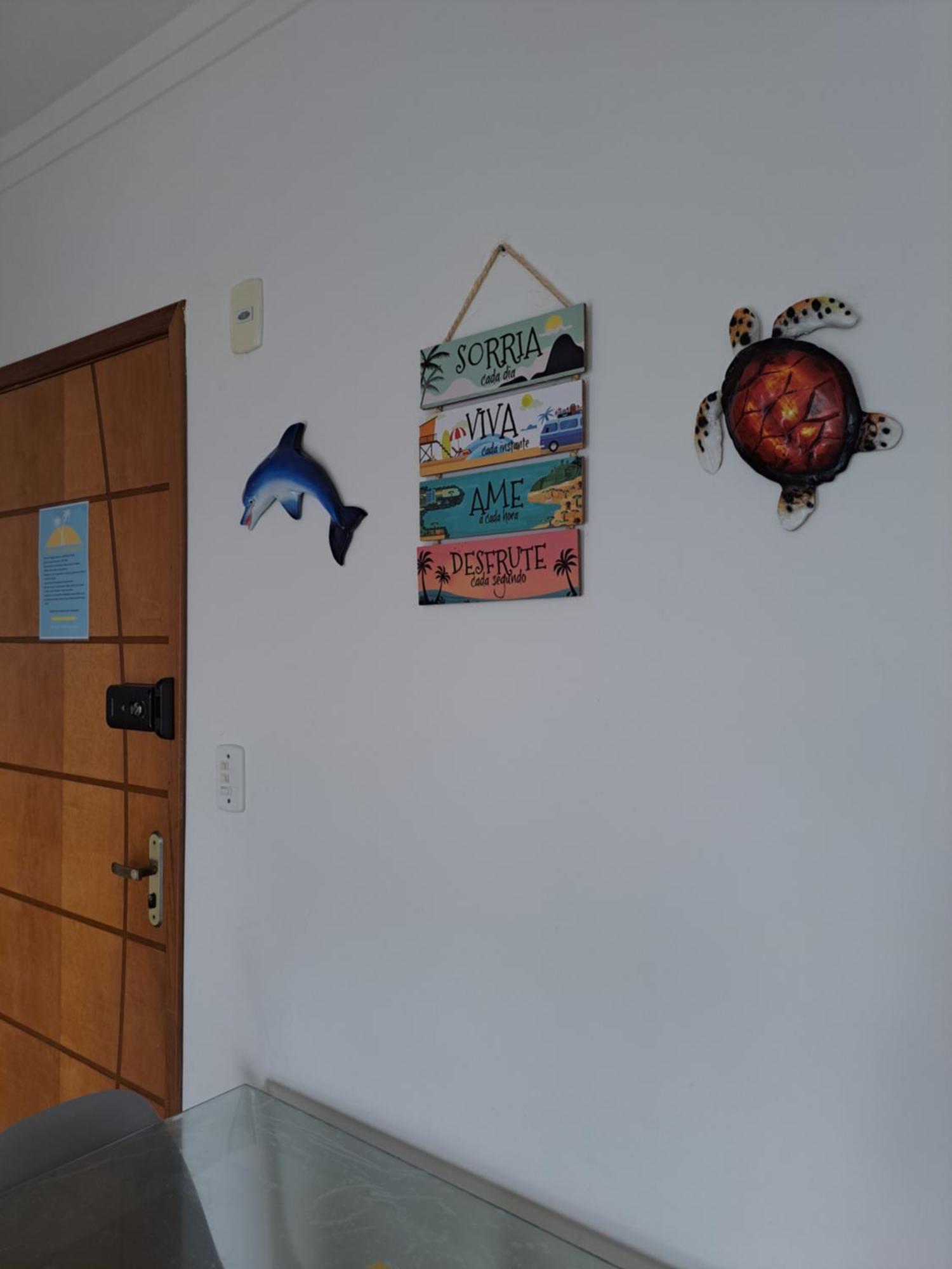 Apto Aconchegante Beira Mar Com Ar No Quarto Solemar Esterno foto